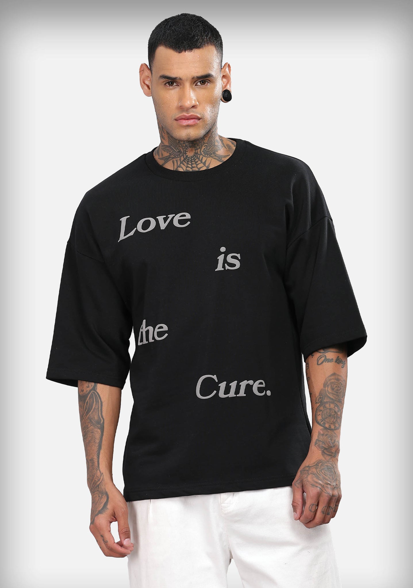 Love is the Cure Black Tee