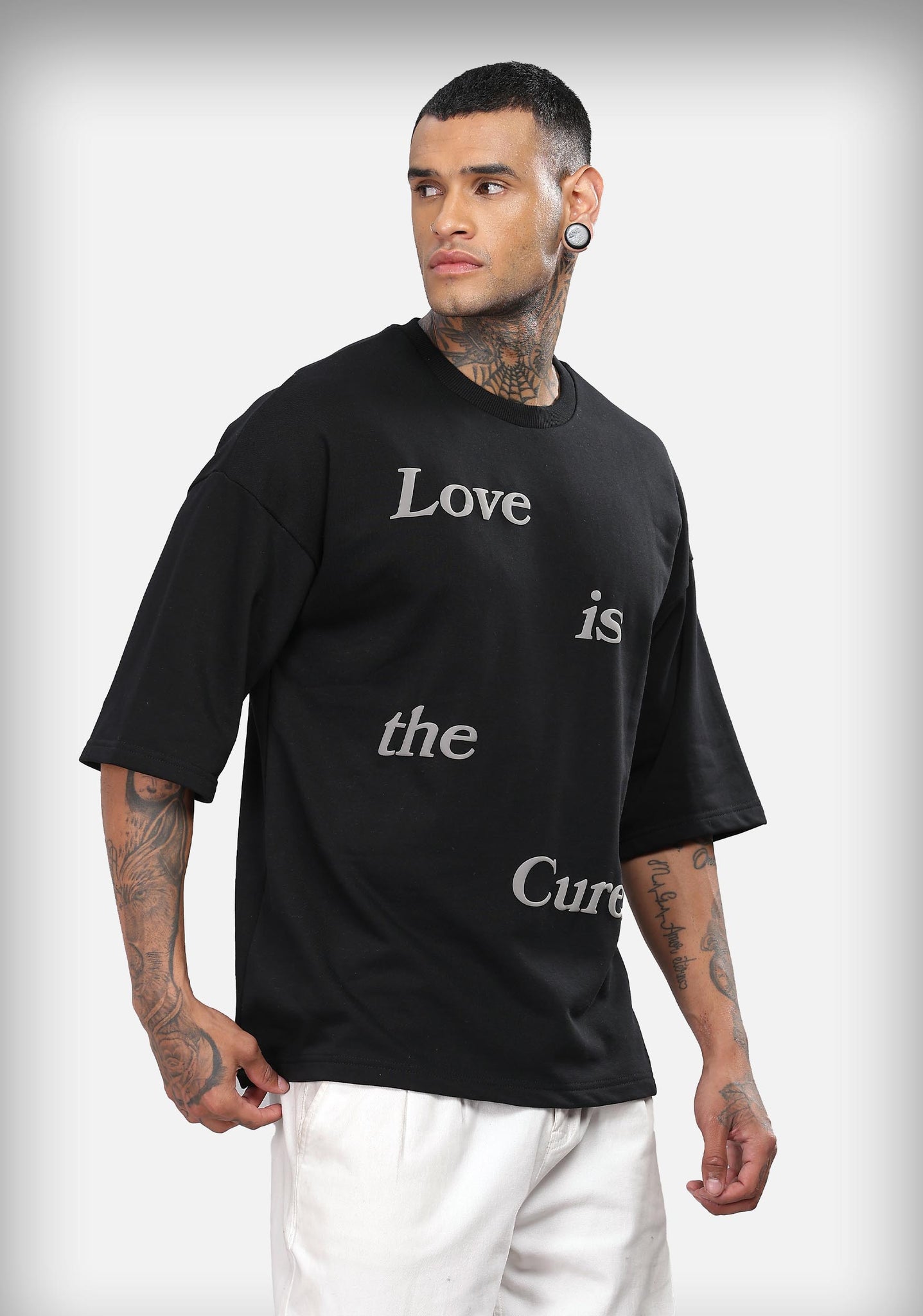 Love is the Cure Black Tee