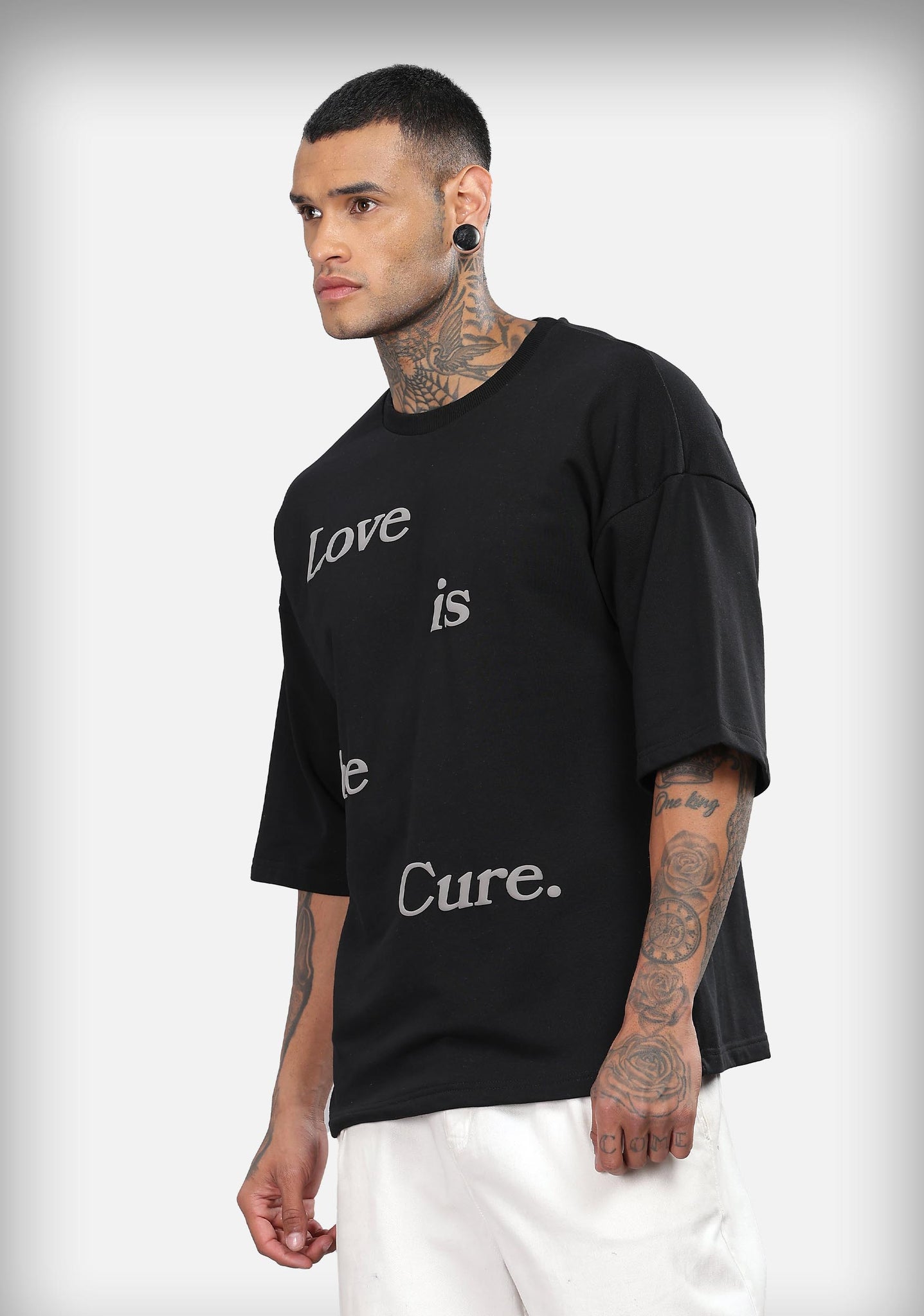 Love is the Cure Black Tee