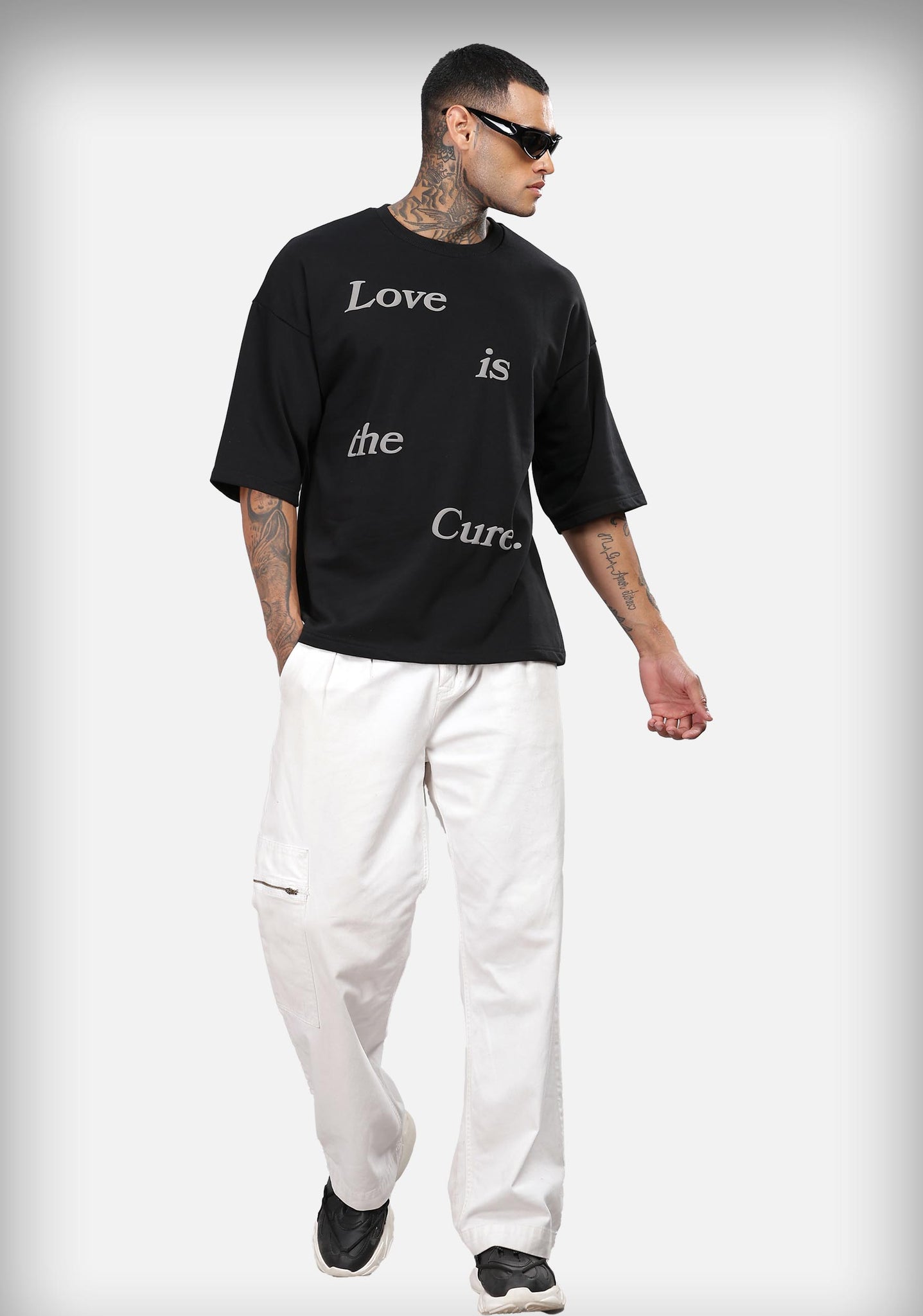 Love is the Cure Black Tee