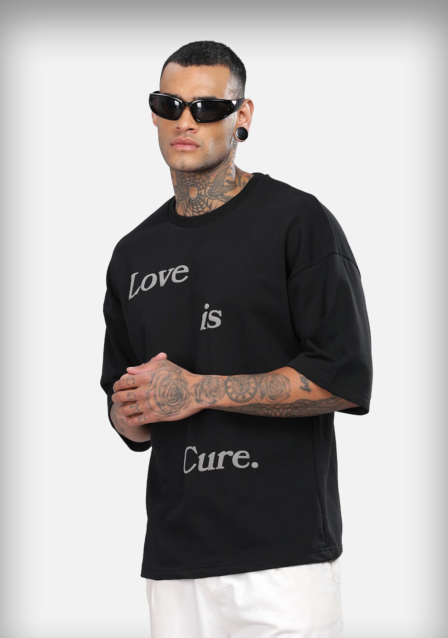 Love is the Cure Black Tee