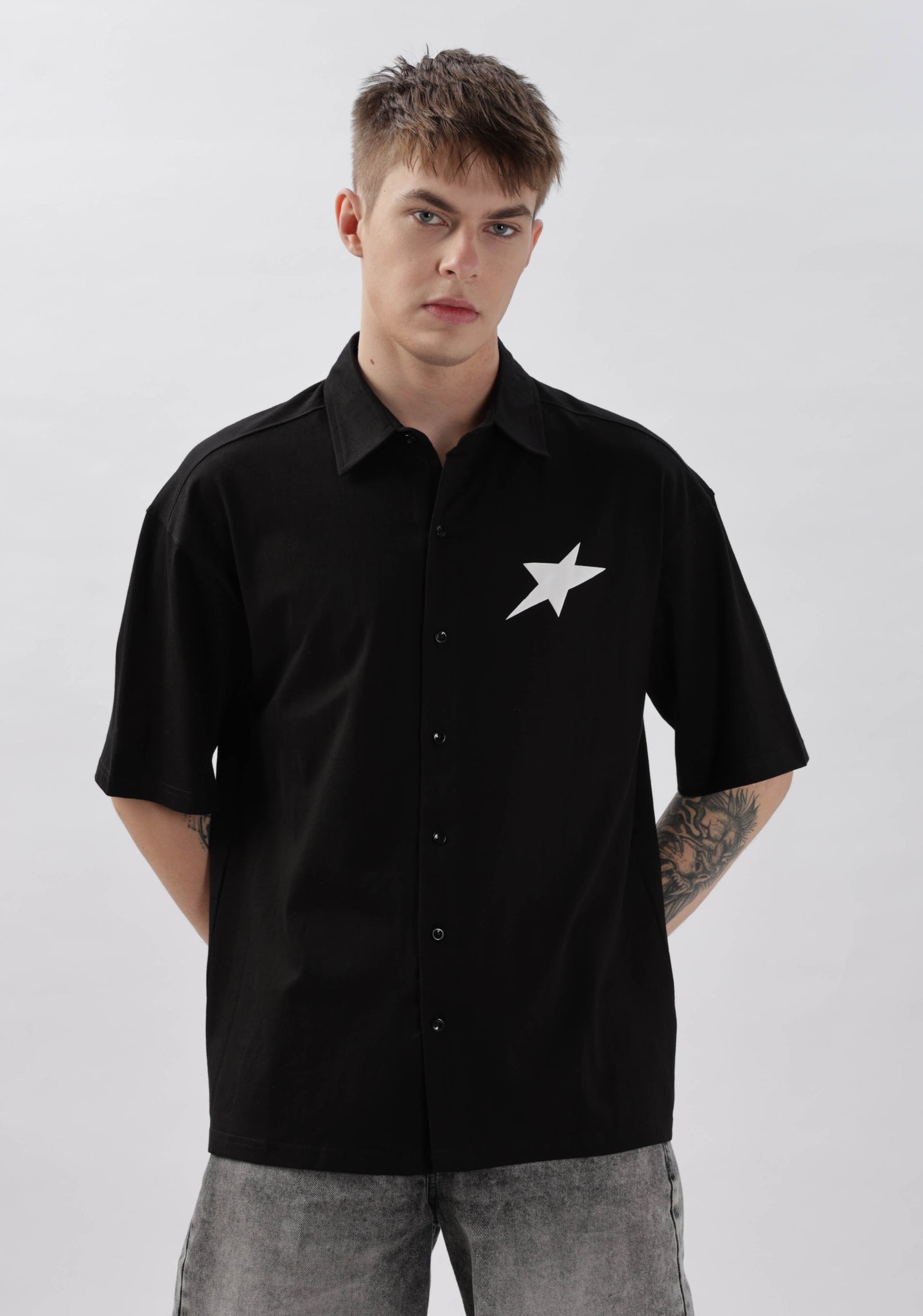 Black Petal Shirt