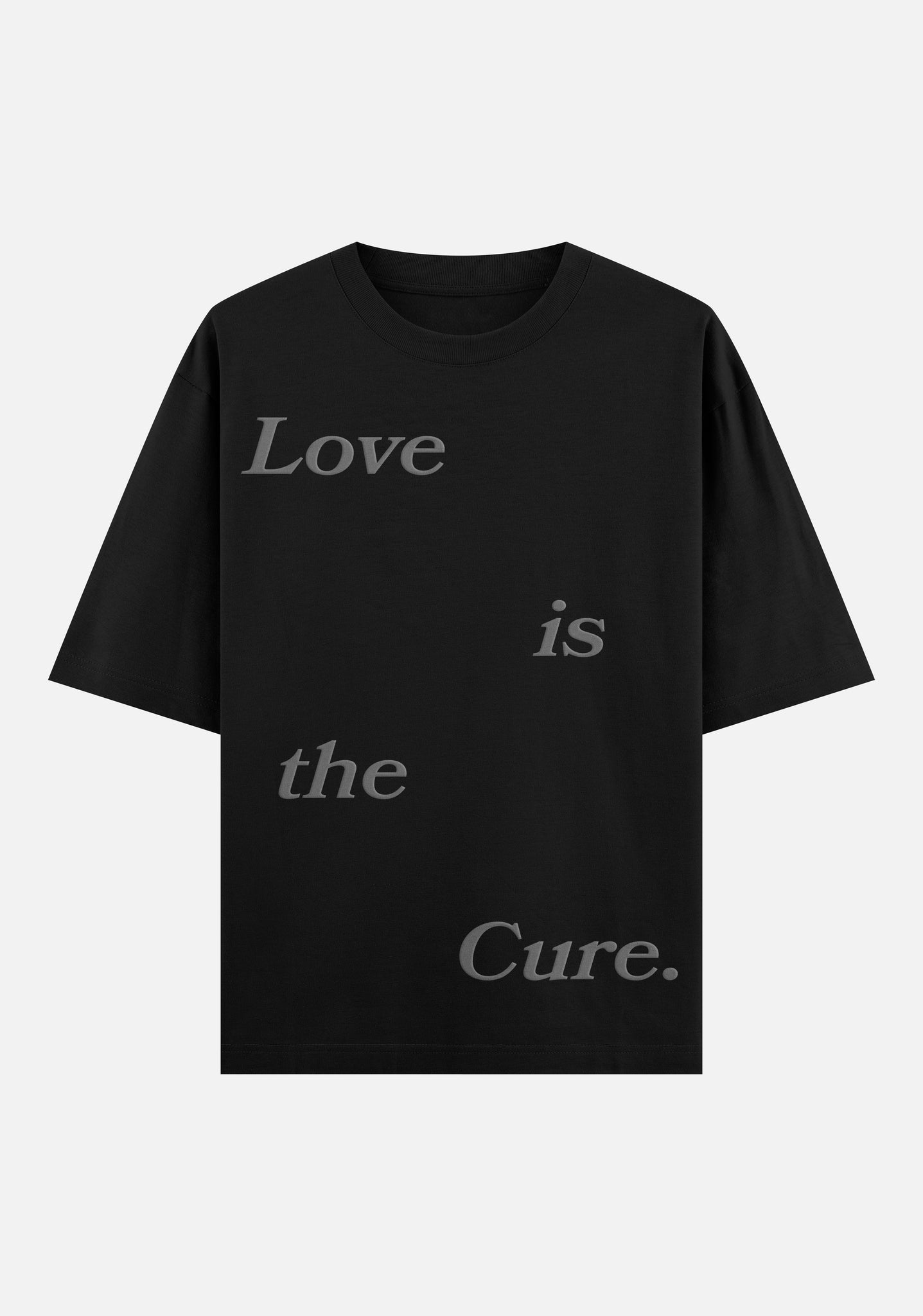 Love is the Cure Black Tee